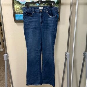 Nicole Miller Dark Blue Flare Jeans